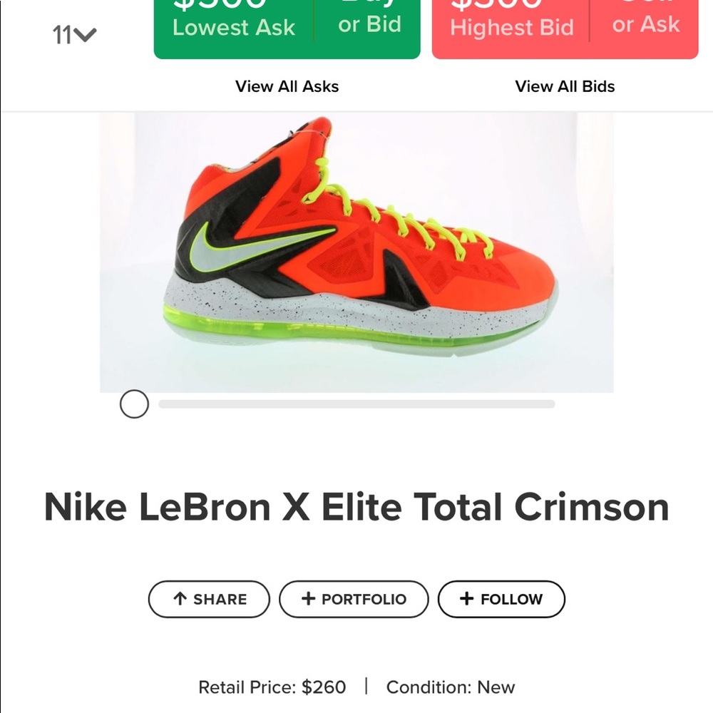 LeBron 10 Elite Basketball Shoes - Picture 4 of 4